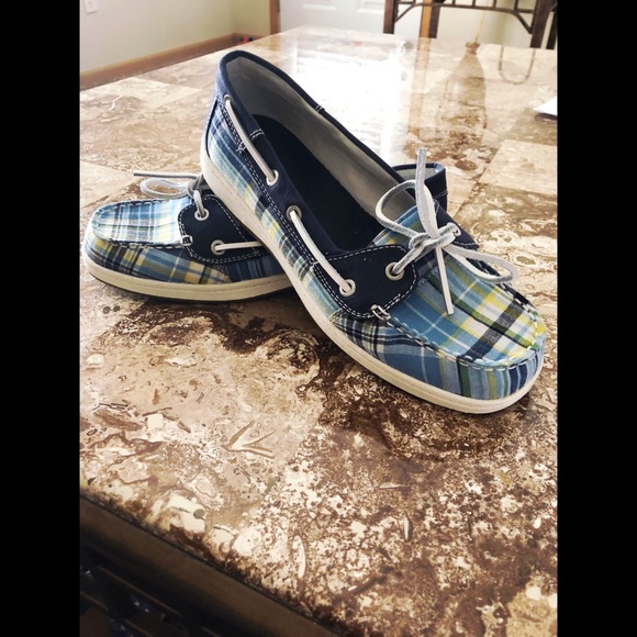 croft & barrow Shoes - Croft & barrow plaid boat shoes